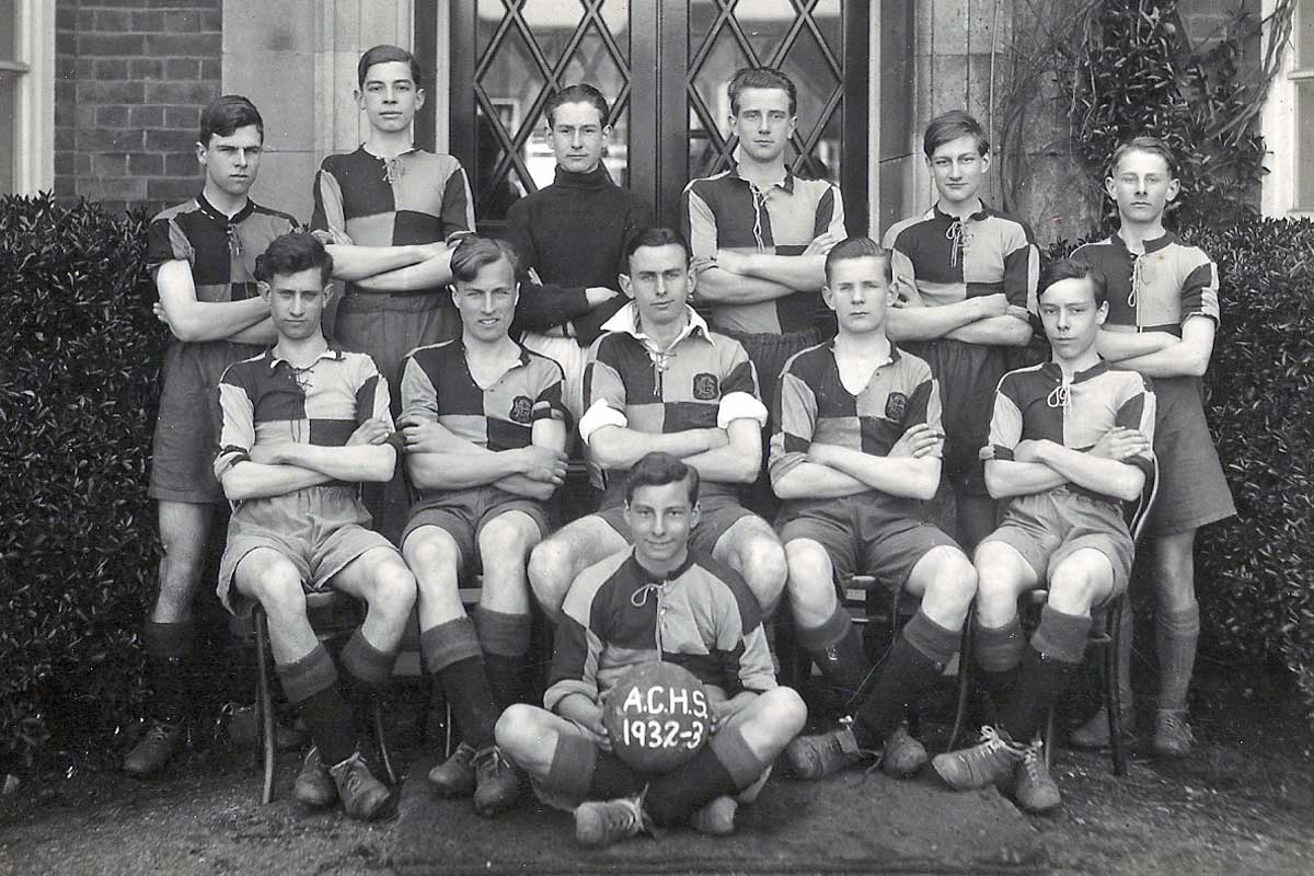 The A.C.H.S. Football Team - 1932 The A.C.H.S. Football Team - 1932
