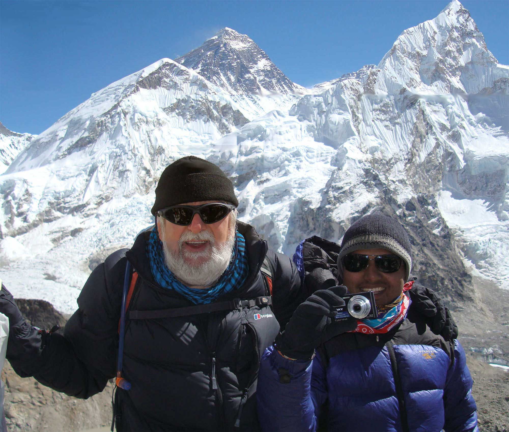 Michael Hobby by Mount Everest