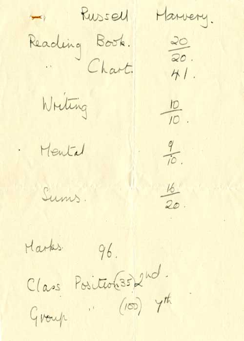 Handwritten Report