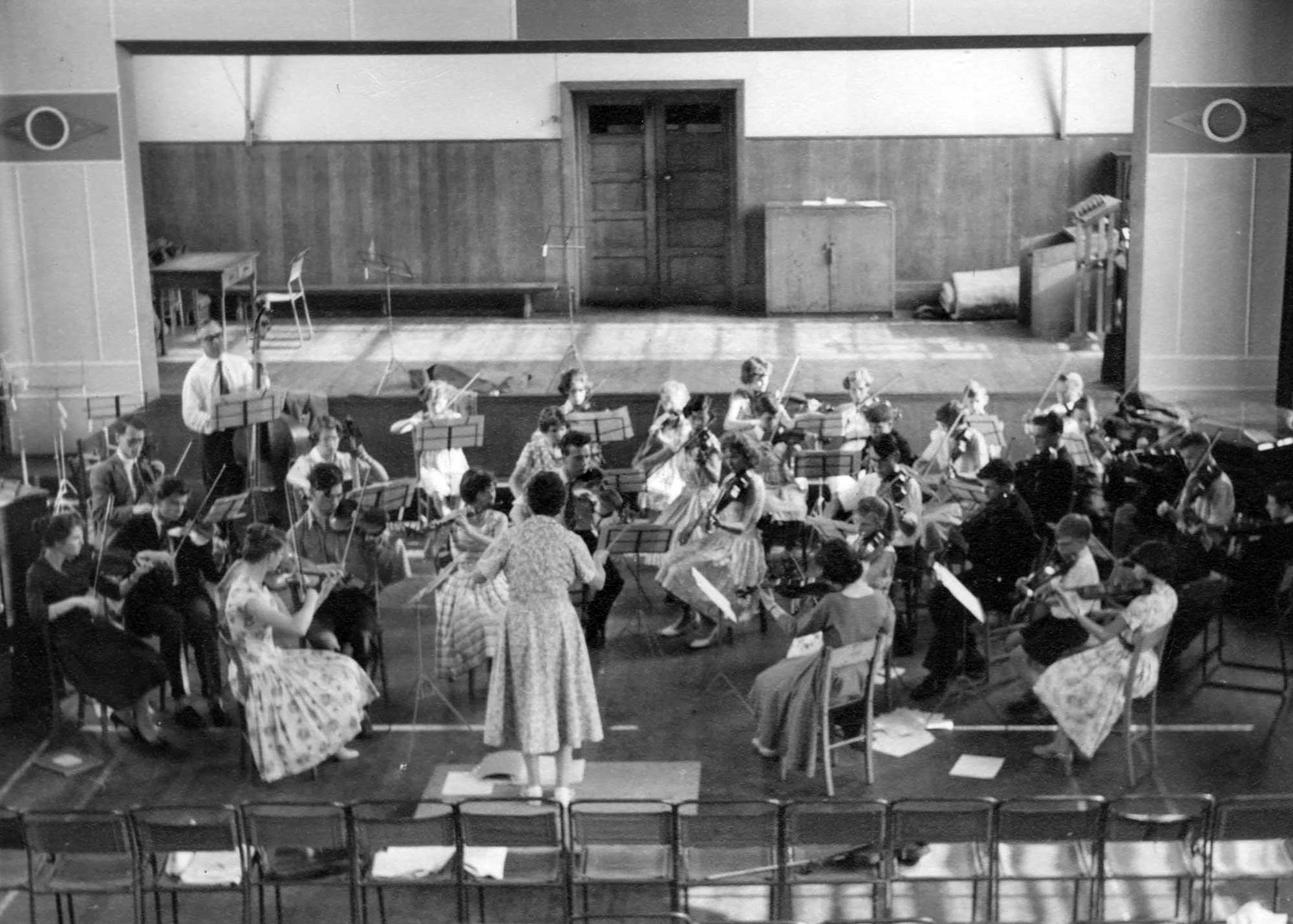 Orchestra in the Assembly Hall