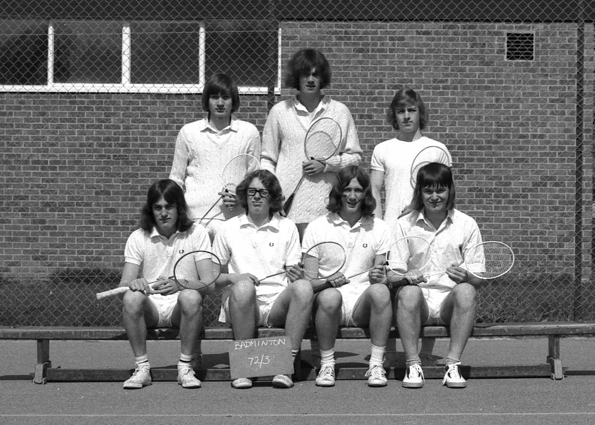 Badminton Team photograph