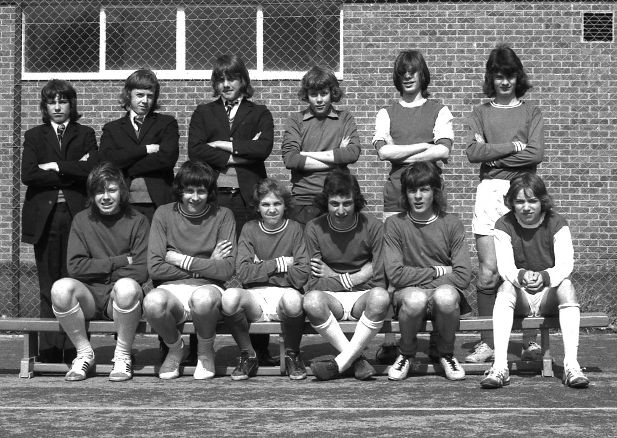 The Under 15s Football Team 1972-73 Team photograph