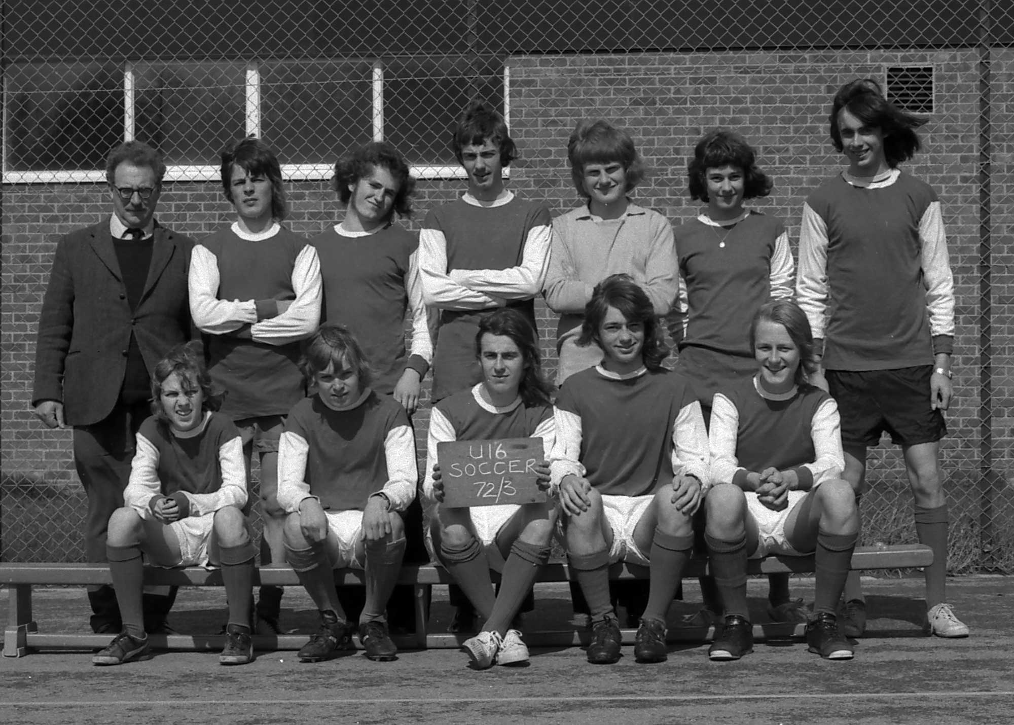The Under 16s Football Team 1972-73 Team photograph