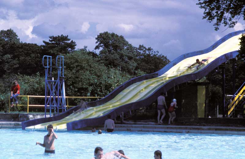 Aldershot Lido slide