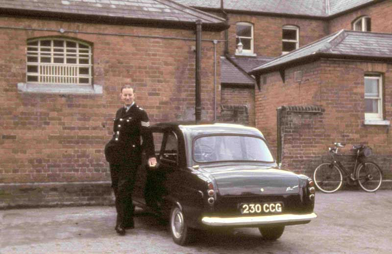 Sgt. Holloway at Farnborough police station