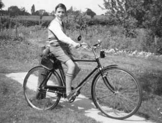Clive Strutt on his bike