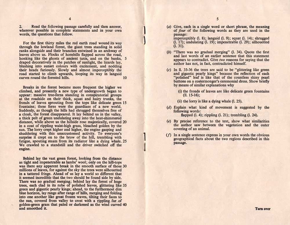Part II pages 4 and 5