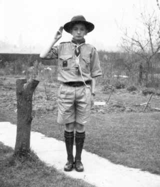 Clive Strutt, Boy Scout
