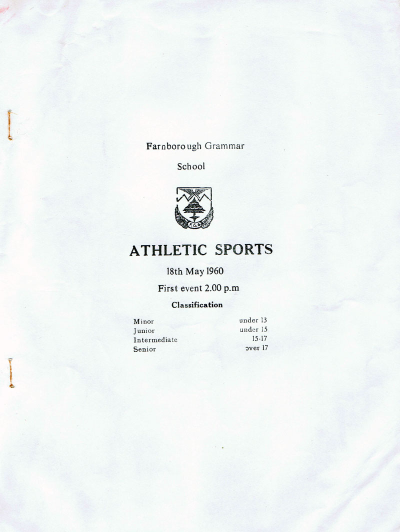 Front cover - 1960