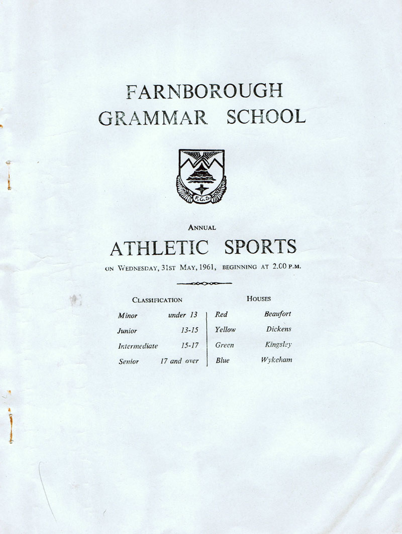 Front cover - 1961