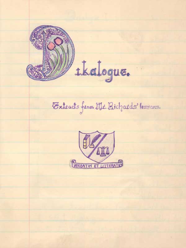 Dikalogue Title page