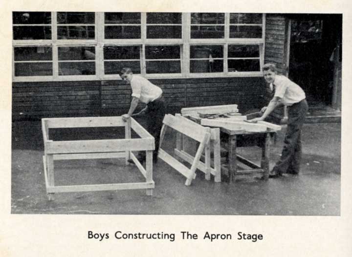 Constructing the Apron Stage