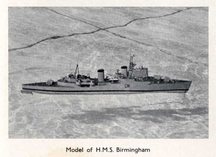Model of H.M.S. Birmingham